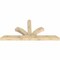 Ekena Millwork Richland Rough Sawn Timber Gable Bracket, Douglas Fir, 96"W x 44"H x 6"D x 6"F, 11/12 Pitch GBW096X44X0606RIC00RDF - alternate 2